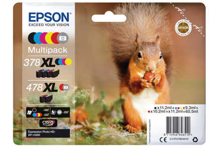 Original  Multipack Tinte 6-farbig Epson Expression Photo HD XP-15000