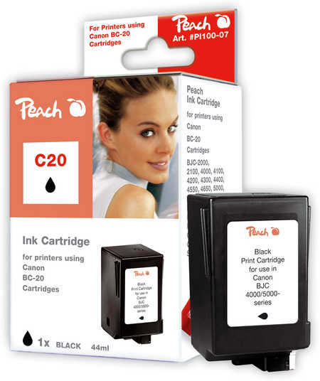 Peach  Druckkopf schwarz kompatibel zu Canon BJC 4200