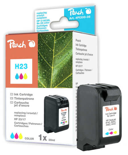Peach  Tintenpatrone color kompatibel zu HP DeskJet 1120 Series