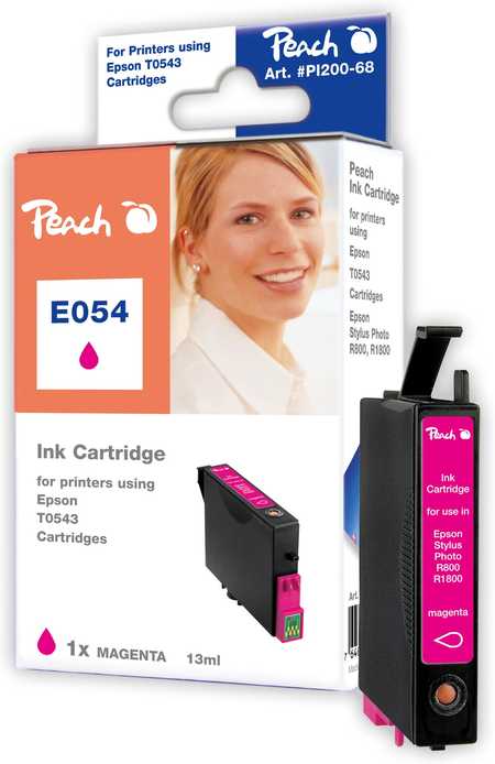 Peach  Tintenpatrone magenta kompatibel zu Epson Stylus Photo R 1800