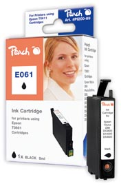 Peach Tintenpatrone schwarz kompatibel zu Epson Stylus DX 4850