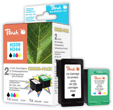 Peach Spar Pack Druckköpfe kompatibel zu HP DeskJet 5740