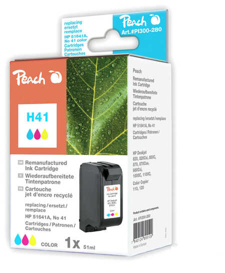 Peach  Tintenpatrone color kompatibel zu HP OfficeJet Pro 1150 CSE