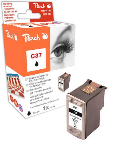 Peach  Druckkopf schwarz kompatibel zu Canon Pixma MP 210