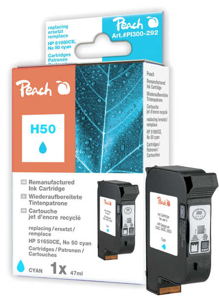 Peach  Druckkopf cyan kompatibel zu HP DesignJet 250 C