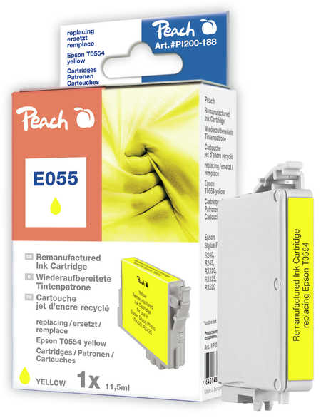 Peach  Tintenpatrone gelb kompatibel zu Epson Stylus Photo R 240 Series