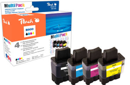 Peach  Spar Pack Tintenpatronen kompatibel zu Brother DCP-310 Series