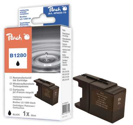 Peach  XL-Tintenpatrone schwarz kompatibel zu Brother MFCJ 6510 DW