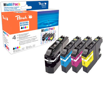 Peach  Spar Pack Tintenpatronen kompatibel zu Brother DCPJ 4110 DW