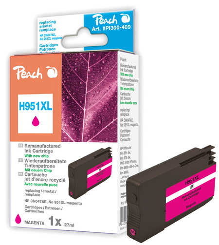 Peach Tintenpatrone magenta HC kompatibel zu HP OfficeJet Pro 251 dw
