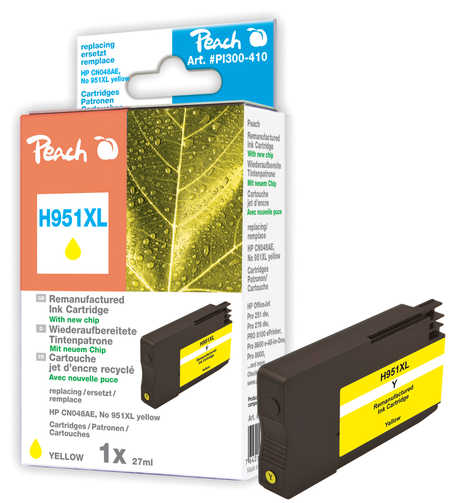 Peach Tintenpatrone gelb HC kompatibel zu HP OfficeJet Pro 251 dw