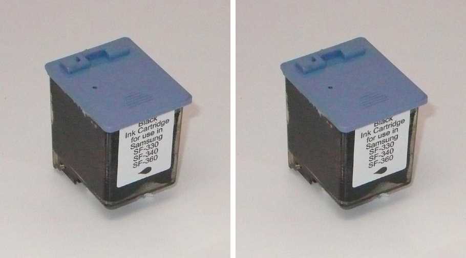 Peach  Doppelpack Druckköpfe schwarz kompatibel zu Samsung SF-360 Series
