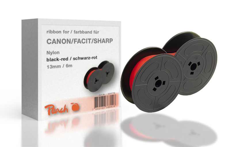 Peach Spulen kompatibel zu Canon/Facit/Sharp, schwarz/rote, Gr51 HP LaserJet 2420 Series